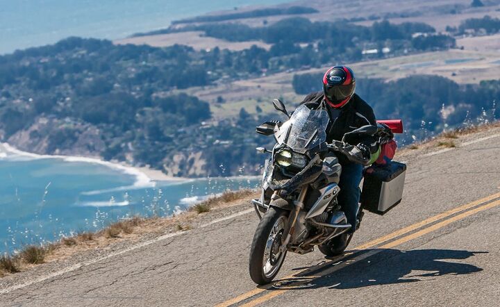 2015 ultimate sports adventure touring shootout, The BMW R1200GS is the granddaddy of this class of motorcycle but with its liquid cooled engine and a plethora of other updates the GS isn t ready to be put out to pasture