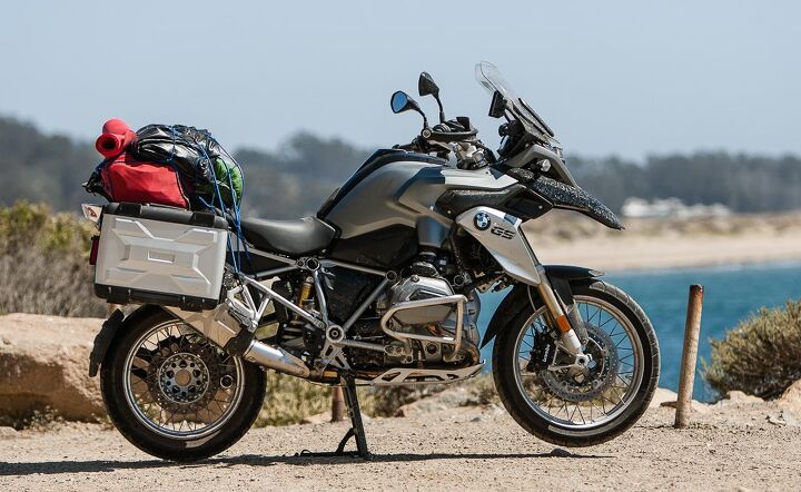 2015 ultimate sports adventure touring shootout, The venerable GS is at home in the dirt