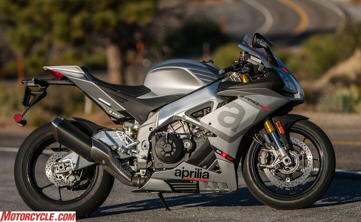 the 17 000 superbike faceoff, The poor man s Aprilia RSV4 the RR version here is anything but cheap And that s a good thing