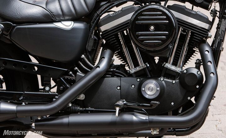 the great american 9k cruise off h d iron 883 vs indian scout sixty, Classic lines cooling fins valvetrain clatter