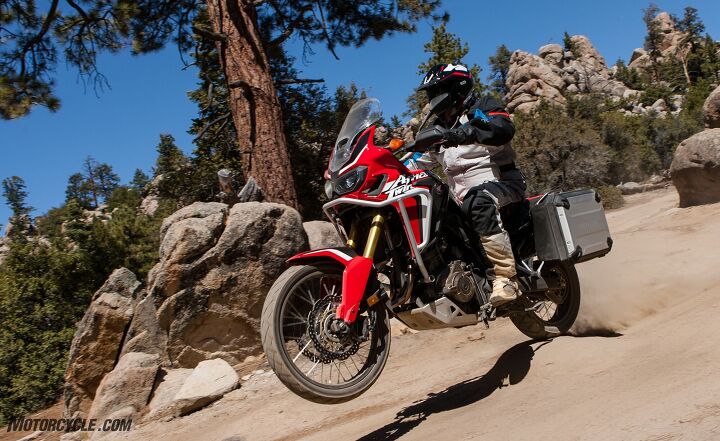2016 wire wheel adventure shootout, For the money Honda s asking for the Africa Twin you just can t go wrong Whether you re a dirt guy or street guy the Honda handles both equally ABS and TC are switchable although TC always reverts to level 3 when the bike is switched off and that s about it for electronics It s windscreen unlike the others isn t adjustable for height
