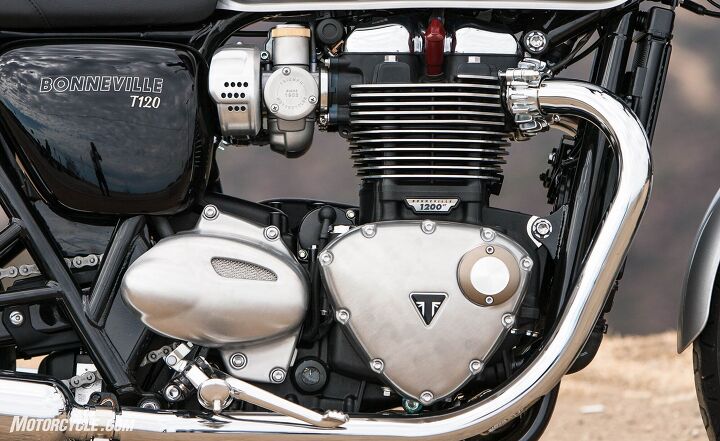 heritage lifestyle characters compete on cool factor, Thoroughly modern with a heavy dollop of nostalgia Triumph hit a homerun with its new 1200cc Twin giving it incredibly generous usable torque without losing the appearance of the classic Bonneville engines that came before it