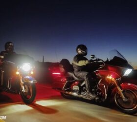 Harley-Davidson Fairing Comparison: Ultra Touring Glide-Off