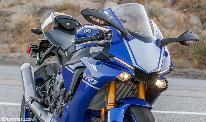 2017 superbike street shootout, When it comes to appearances there s no arguing the Yamaha is in a class of its own but avant garde styling can be polarizing Some of our testers love the look of the R1 while others are less enamored