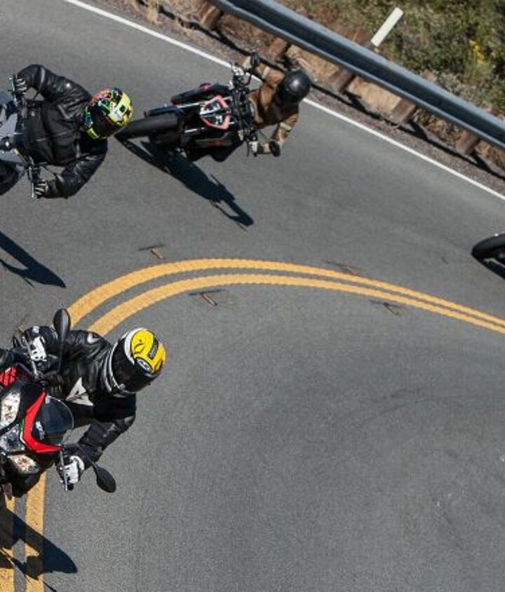 2017 supernaked streetfighter shootout, Southern California s twisty mountain roads reveal the very best traits of practical sporting motorcycles Here our group makes its way towards a gourmet lunch rendezvous at the Restaurant Gastrognome in Idyllwild Great roads bikes people and food are the meaning of life