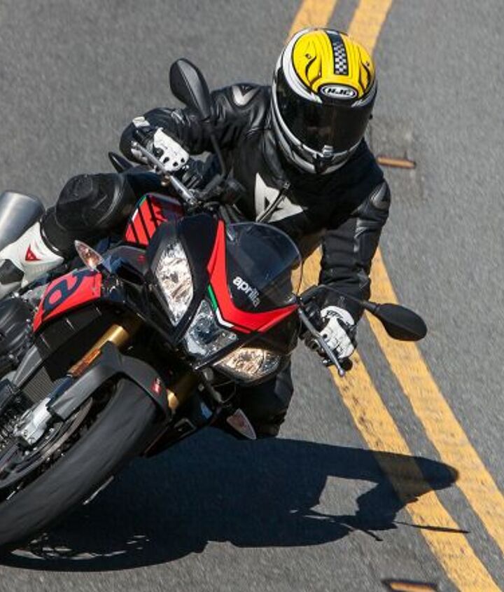 2017 supernaked streetfighter shootout, Little by little the charismatic Italian sucks you into its web of lust It can comfortably disappear beneath you on a 300 mile interstate ride and then suddenly reappear with an operatic bellow that transitions into a howl and then into a wail as you whack its throttle open and let the revs climb into the upper reaches of the tach