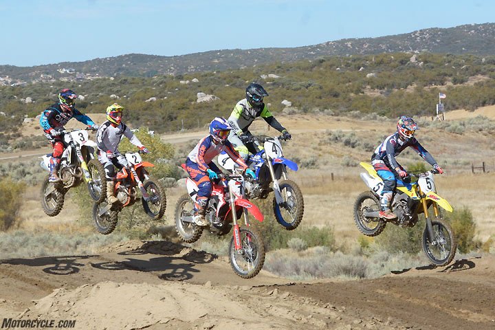2018 450cc motocross shootout, For 2018 two all new models the Yamaha YZ450F and Suzuki RM Z450 came to challenge the Honda CRF450R for top honors in the 450cc motocross class Which 450 had what it needed to claim the class title