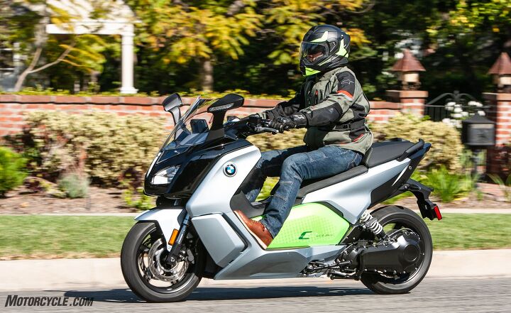 urban electric motorcycles bmw c evolution scooter and zero dsr, The BMW s weather protection could win it fans in cooler climates