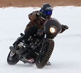 Weekend Awesome - Ice Drifting on a Harley