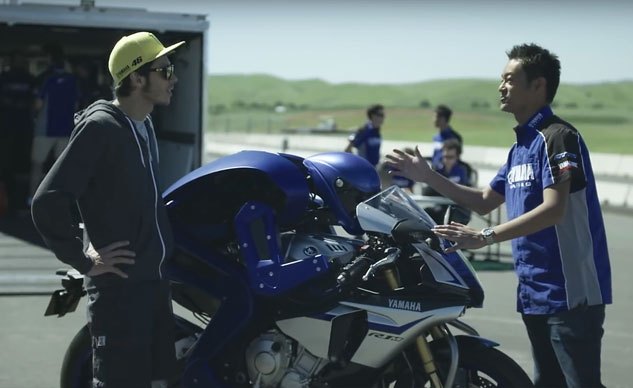 weekend awesome rossi meets the motobot