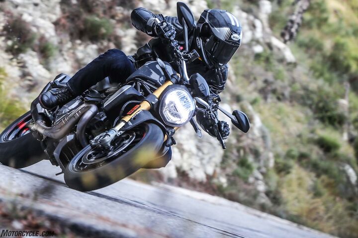 2017 ducati monster 1200s first ride review, Strafing a twisty mountain road on a Monster 1200S nears the verge of motoring perfection