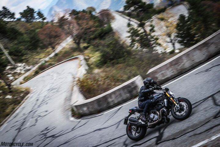 2017 ducati monster 1200s first ride review, Ah here s why owning a sportbike in Monaco makes sense Just a 30 minute ride up the hill from Monte Carlo