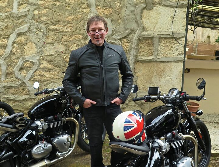 2017 triumph bonneville bobber first ride review, Chief Engineer Stuart Wood knows his Triumphs