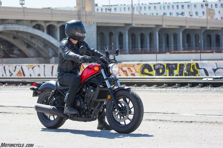 2017 honda rebel 500 review first ride, I m nearly 6 feet tall with 31 inch legs and the Rebel fits me just about right