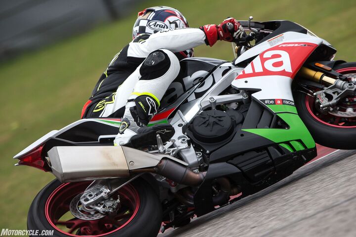 2017 aprilia rsv4 rr rf review first ride, Also working in the background to keep you upright is the Bosch cornering ABS system It s a system you ll probably never realize how many times it s saved your bacon We tested cornering ABS on a bike with outriggers last year and came away from the experience fully recognizing its potential
