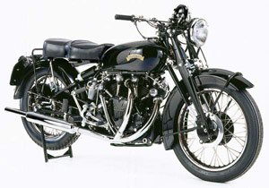 1953 vincent black shadow for auction, The 1953 Vincent Black Shadow is powered by a 998cc overhead valve dry sump V Twin