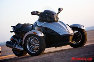 manufacturer harley davidson best of 2009 motorcycles of the year 88656, Although not technically a motorcycle the well engineered Can Am Spyder has expanded open air motoring to a new audience