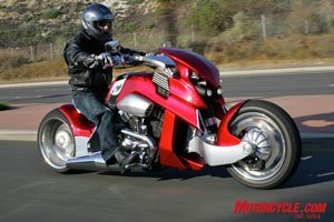 manufacturer harley davidson best of 2009 motorcycles of the year 88656, Built by the people who turned out the turbine powered bike made famous by Jay Leno the futuristic Travertson V REX garners more attention than any motorcycle we ve ever ridden