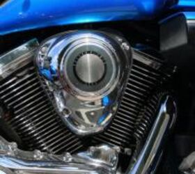 manufacturer kawasaki 2010 kawasaki vulcan 1700 voyager review 90163, The 1700cc V Twin engine cranks out usable power and looks great with its machined cylinder fins