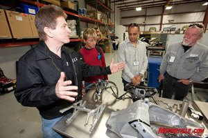 events buell factory tour 88460, Once a racer always a racer Erik Buell is actively involved in his company s racing operations