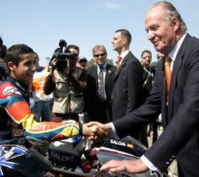 red bull rookies ready for rematch, Spain s King Carlos will be cheering for Luis Salom in the Valencia round of the Riders Cup