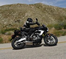 manufacturer kawasaki 2010 kawasaki middleweight and dualpurpose roundup 89532, The Versys cuts its way up and down tight twisty roads with a prowess few others can match