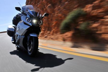 2012 bmw k1600gtl review motorcycle com, The K1600 is a real autobahn er