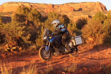 2012 yamaha super tenere review motorcycle com, We were among the first to ride Yamaha s new Super T n r on American soil It s a viable contender to BMW s R1200GS with standard traction control and antilock brakes