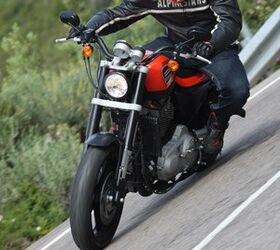 2008 harley davidson xr1200 review motorcycle com, Riding the XR1200 aggressively through mountain passes and valleys was a very pleasing experience Tor had to keep reminding himself that he was on a Harley not a Buell