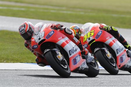 2011 motogp phillip island results, Meanwhile over at Casey Stoner s former team things were less sunny for the Ducati squad
