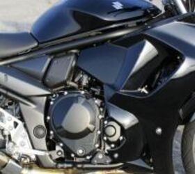 2011 suzuki gsx1250fa review motorcycle com, Underneath GSX s new fairing pieces is the latest version of the Bandit s inline Four motor It s a torque monster pulling like a big Twin from just above idle speeds