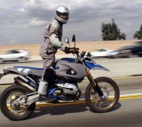 dirt and street with the 06 bmw hp 2 motorcycle com, Scaring truckers by pulling alongside and looking at them eye to eye at 80 mph is a lot of fun