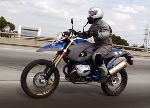 dirt and street with the 06 bmw hp 2 motorcycle com, High speed cruising isn t the HP 2 s forte but it s not that bad at it either