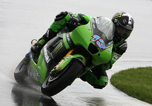 indianapolis motogp practice, Kawasaki s Anthony West recorded the top time in the free practice session