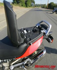 2009 aprilia mana review motorcycle com, Here is my handle here is my spout