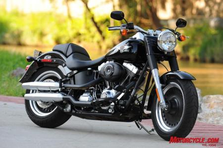 2010 harley davidson dyna wide glide review motorcycle com, The Fat Boy Lo s contrasting finishes are a visual treat