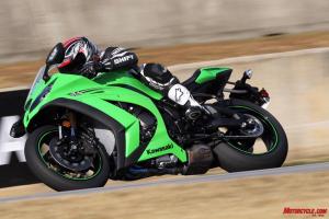 top 10 hottest bikes of 2011 motorcycle com, The ZX 10R elicited no negative comments at its press launch at Road Atlanta