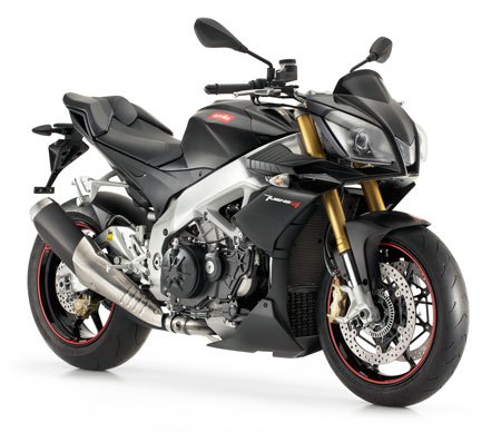 eicma 2010 milan show wrap up, Aprilia tricked out the new Tuono V4R with the full APRC electronics package