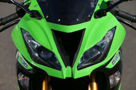 2013 kawasaki ninja zx 6r review motorcycle com, A larger ram air duct and more angular headlights cap off a host of minor design tweaks to the new 6R