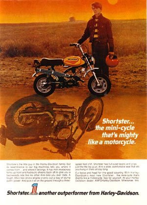 motorcycle advertising part two motorcycle com, Though this ad is far older than the one Fred refers to above you can still see that H D was already working on the tough guy image