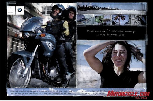 motorcycle advertising part two motorcycle com, I just added my first aftermarket accessory I think his name is Mike
