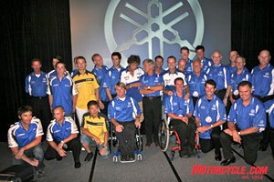 mo s trip to usgp 2007, Some of the fastest and coolest racers the world has ever seen were gathered at Yamaha s fabulous Night of Champions