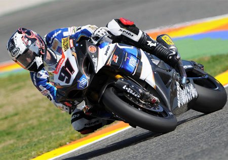 wsbk 2010 valencia results, Leon Haslam leads the championship standings with 123 points Max Biaggi follows with 105