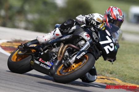 mo goes ama roadracing part 2, The Buell XB12R affectionately called Big Chief survived a forced engine transplant to get us through qualifying and two hours of mostly soggy racing