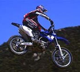 2001 yamaha dirtbikes motorcycle com, Doug Dubach flies Yamaha s New YZ250F