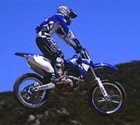 2001 yamaha dirtbikes motorcycle com, Dustin Nelson felt the 01 YZ426F actually had too much power this day at Glen Helen