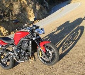 2012 triumph street triple r review motorcycle com, The Street Triple R has so few flaws and does so much right We never tire of riding this motorcycle