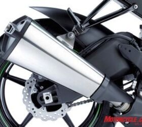 2008 kawasaki zx 10r preview motorcycle com, This all new titanium sleeved exhaust can is the final piece in an exhaust system that s been designed to reduce exhaust and noise emissions It also looks infinitely better than the system on the previous model