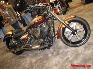 2008 los angeles international motorcycle show, Longtime Yamaha collaborator Jeff Palhegyi created this custom V Star 950