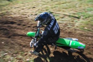 2011 kawasaki kx250f review motorcycle com, The KX250F feels just a little thicker softer and more comfortable than the average motocross bike